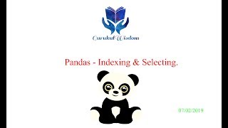 11  Pandas  Indexing amp Selection using [upl. by Deanna]