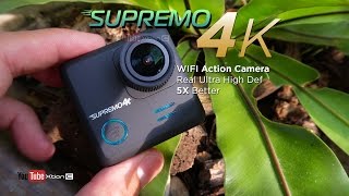 VLOG Supremo 4k Real UHD WiFi Action Camera Unboxing Underwater Test amp Hands On Ph [upl. by Nanete]