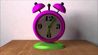 Alarm Clock Animation First Animation [upl. by Alphonsine]