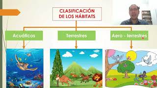 Clasificación de los Hábitats Terrestres Acuáticos y Aeroterrestres Para Básica Elemental [upl. by Jamnis717]