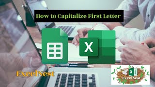 How To Capitalize First Letter In Excel MicrosoftExcelacademy7 [upl. by Mcfadden]