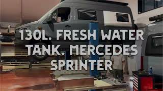 130L FRESH WATER TANK KIT MERCEDES SPRINTER [upl. by Aeslehs926]