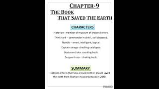 Class X english chapter9 the Book 📚 that saved the Earth 🌎 [upl. by Elane430]