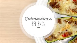 Cómo hacer calabacines rellenos  Recetas fáciles [upl. by Aynodal]