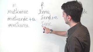 BosnianCroatianSerbian Grammar The Genitive Singular of Nouns [upl. by Reece]