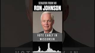 Sen Ron Johnson to Wisconsin GOP Voters Vote Early [upl. by Haines102]