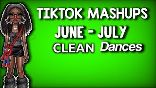 CLEAN🫧🪥 TIKTOK MASHUPS JUNEJULY CLEAN DANCES 2024 [upl. by Maxantia]