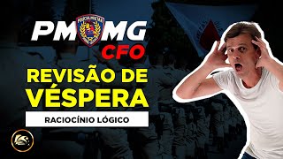 🔴Revisão de Véspera PMMG  CFO  Raciocínio Lógico Matemático  Prof Rodrigão Laaau [upl. by Barkley]