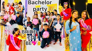 Bachelor party 🎉 full night all sister team 🍾✨Bride to be 🥳 celebrate🎉🎉💖 MadnessPriya [upl. by Pietra]