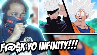 Goku vs Gojo RAP BATTLE REACTION SSJ9K [upl. by Irene]