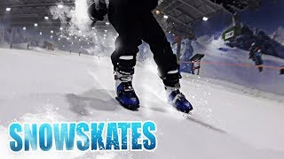 NEUE WINTER TREND SPORTART  Sled Dogs Snowskates Unboxing  Review  Test DeutschGerman [upl. by Foulk]