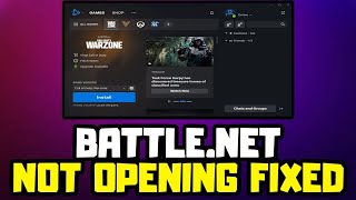 How to FIX Battlenet Not Opening [upl. by Pandich]