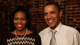 The First Couple on their First Meal Together Dinner with Barack and Michelle [upl. by Oidgime957]