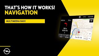 Multimedia Navi  Insignia  Navigation  Thats How It Works  Opel Infotainment [upl. by Alyekahs439]