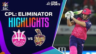 Barbados Royals beat out Trinbago Knight Riders by 9 wickets DLS  CPLonStar [upl. by Ynabe]