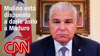 Entrevista con José Raúl Mulino presidente de Panamá sobre Venezuela Maduro y crisis migratoria [upl. by Pulchia]