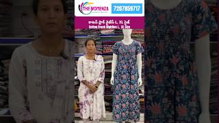 Cotton Frock Nighties L XL size  Nighties wholesale and retail shop in Hyderabad The Womenza [upl. by Vivle]