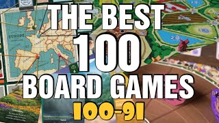 Top 100 Board Games of All Time 100 to 91 [upl. by Ymorej626]