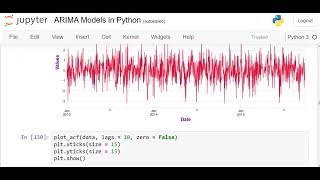 ARIMA Models in Python [upl. by Ellirpa]