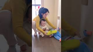 Baby always likes to mess with the sockets a 90s mom opts for reverse parenting [upl. by Fassold]