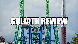 Goliath Review Six Flags New England [upl. by Killen]