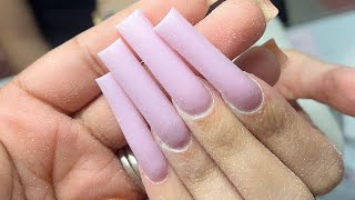 How To Application And Shaping XXL Nails  Shaping Tutorial  Application Tutorial  Beginner Nails [upl. by Awe]