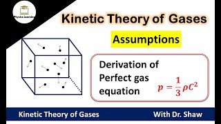 Kinetic theory of Gases  Assumption  Introduction  Derivation of perfect gas equation  Lecture 1 [upl. by Avruch]