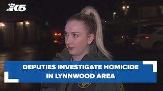 Deputies investigate homicide in Lynnwood [upl. by Fleck323]