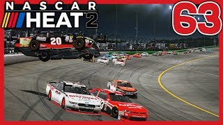 ERIK JONES OUTTA NOWHERE 1433 NASCAR Heat 2 Career Mode S3 Episode 63 [upl. by Llerej365]