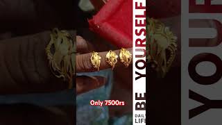 Daily life use ring 18k 750trending gold 24ctfancy jewellery [upl. by Aieken]