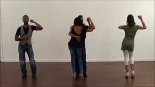 apprendre la kizomba le 3 temps [upl. by Ellehsyt]