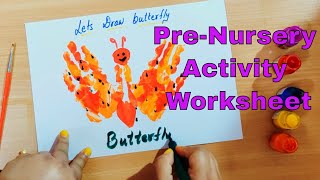 Pre Nursery Activity Worksheets [upl. by Llessur31]