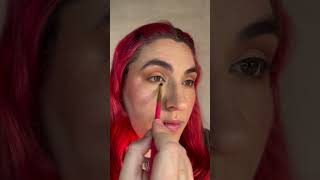 Esfumado marrom de todos os dias makeup makeuptutorial beauty makeupartist red [upl. by Eidroj755]