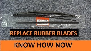 How to Replace Wiper Blade Refills  Inserts [upl. by Filiano]