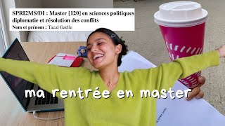 ma première semaine de cours en MASTER SciencePo [upl. by Rehpotsrhc]