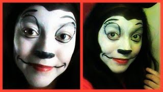 Minnie Mouse Face Paint Tutorial [upl. by Idalla319]