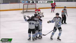 NCDC HIGHLIGHTS Islanders Hockey Club vs Boston Advantage 101520 [upl. by Franny]