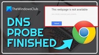 Fix DNSPROBEFINISHEDBADCONFIG error in Chrome [upl. by Nylorac]