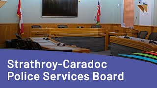 StrathroyCaradoc Police Services Board  November 19 2024 [upl. by Fawna]