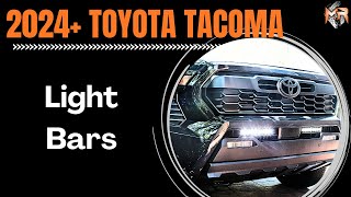 2024 Toyota Tacoma LED Light Bars Full Install  MampR Automotive [upl. by Hubing937]