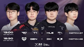 Bình Luận Tiếng Việt T1 vs HLE  GEN vs DK  Tuần 5 Ngày 4  LCK Mùa Hè 2024 [upl. by Gypsie306]