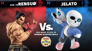 One More Stock 2 Ultimate Singles  SYN  ØRenSuø vs Jelato  Winners Quarter Finals [upl. by Aisaim]