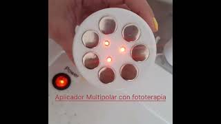 Radiofrecuencia tripolar multipolar con fototerapia 650nm uso profesional [upl. by Anali202]