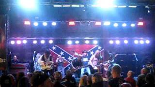 THE NUTHIN FANCY GUITAR ARMY ROCKS FREEBIRD LYNYRD SKYNYRD TRIBUTE LIVE AT BIKETOBERFEST [upl. by Aceber221]