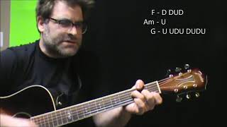 How to play quotDesperately Wantingquot by Better Than Ezra on acoustic guitar [upl. by Eemak]