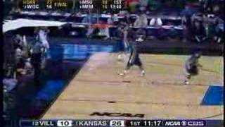 All of KU Dunks vs Villanova [upl. by Melda562]