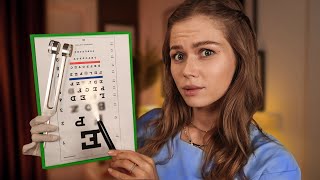 Fastest ASMR 5 Everything Is Wrong Eye Cranial Nerve Ear Exam Ear Cleaning Scalp Shady Doctor [upl. by Notnilc]