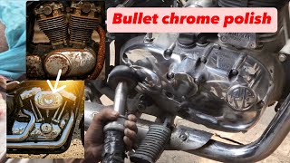 Bullet Bike Chrome Polish  Bike Restoration  This is why my bullet is better than yours [upl. by Alpheus]