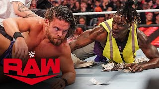 RTruth helps The Miz overcome JD McDonagh Raw highlights Feb 5 2024 [upl. by Drofnats283]