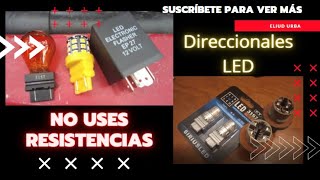 Solución PARPADEO RÁPIDO  Direccionales LED [upl. by Alekal]